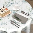 thumbnail image 6 of Spring Leaf Floral Sage Green Tablecloth Round 60 Inch Ruitic Watercolor Table Cloth Waterproof Fabric Farmhouse Green Grey Leaves Tablecloths Decorative for Holiday Home Party, 6 of 6