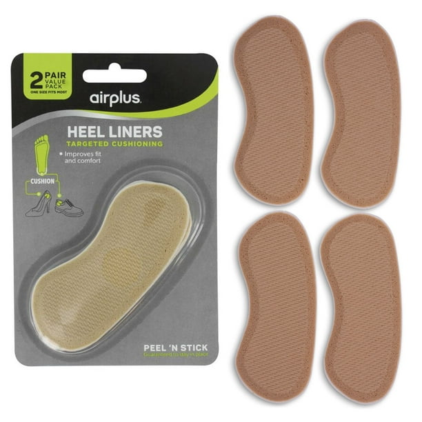 Airplus Peel n' Stick Heel Liner, Unisex One Size Fits All