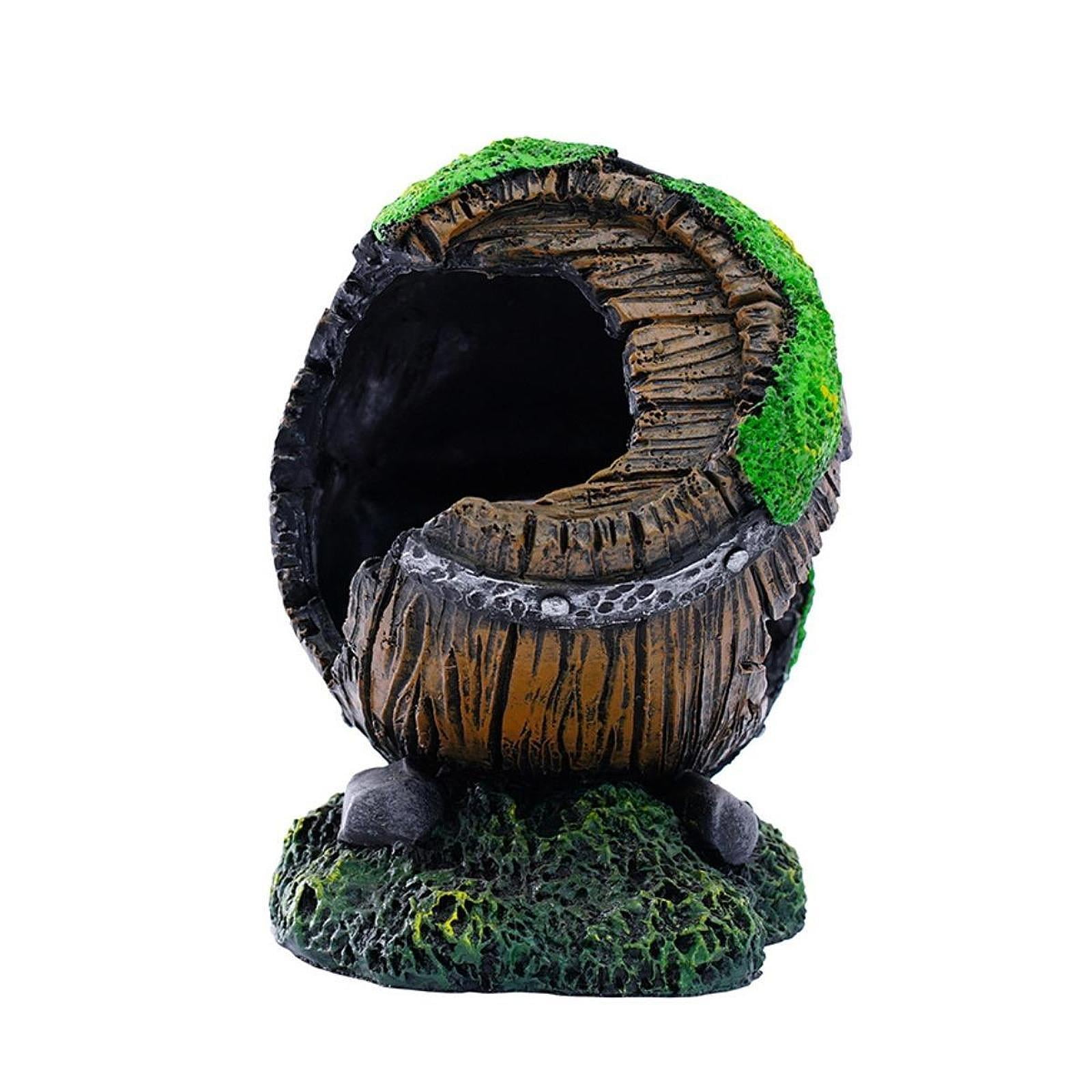 Serenable Crushed Aquarium Decoration Hideout Cave Cave Planning Accessories Ornament of ing Vessel for The Courtyard Courtyard Courtyard
