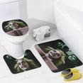 thumbnail image 4 of Beetlejuice Beetlejuice 4 Pcs Shower Curtain Set Bathroom Sets Shower Curtain with 12 Hooks Bathroom Decor with Rugs Bath Accessories with Mats Toilet Lid Cover, 4 of 8