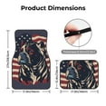 thumbnail image 5 of Vsdgher Patriotic Bulldog Art Car Foot Mat Set of 4 Pieces Universal Floor Liner Car Accessories Fits Most Cars, Trucks, Vans, sedans, SUV, 5 of 7