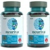 Neuriva Plus Brain Health Support Strawberry Gummies (50 count), Brain Support With Phosphatidylserine, Vitamin B6 & Decaffeinated, Clinically Tested Coffee Cherry, 2 Pack