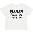 thumbnail image 3 of Inktastic Mamaw Loves Me Grandchild Girls Baby T-Shirt, 3 of 5
