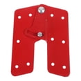 thumbnail image 3 of S SERENABLE Attic Ladder Hinge Alloy Steel Home Loft Stair Accessory Red Step Folding Ladder 1pc, 3 of 9