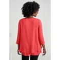 thumbnail image 2 of Jessica London Women's Plus Size Double Layer Tunic, 2 of 4