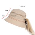 thumbnail image 3 of Weikingp Clearance! Bucket Hats for Men, Women Sun Hat Wide Brim Beach Hat Adjustable Bucket Hat Summer Hats, Bucket Hats for Woman, Sun Hats for Women, Sun Hats for Men Khaki, 3 of 4