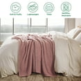 thumbnail image 4 of Cozy Comfort Throw Blanket for Couch, Super Soft Cozy, Pink, 50x60 inches, 4 of 6