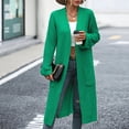 thumbnail image 5 of Sakmal Open Front Cardigan Sweaters for Women Tunic Soft Cute Cardigan Long Green Sweater Top with Pockets, 5 of 9