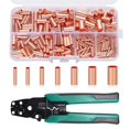 thumbnail image 4 of 250pcs Multi-Function Mini Electric Terminal Crimping Pliers with Wire Stripping Cutting Hand Crimping Tool, 4 of 5