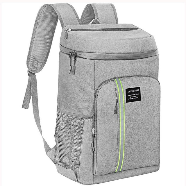 Waterproof Cooler Bag Backpack Picnic Backpack For Camping And Hiking (Gray)