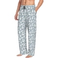 thumbnail image 6 of Pofeuu Polar Bears And Snowy Winter Print Men's Pajama Pants, Soft Lounge Pajama Pants with big pockets for Men Plaid Pj Bottoms-X-Large, 6 of 6