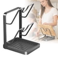 thumbnail image 2 of Kitchen Pot Lid Storage Rack Pot Lid Cutting Board Holder With Removable Tray Saving Kitchen Pot Cover Organizer Stand For Countertop Pan Lid Rack Universal Divider Kitchen Counter Organization, 2 of 9