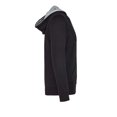 thumbnail image 2 of Next Level Unisex French Terry Pullover Hoody L BLACK/ HTHR GREY, 2 of 5