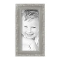 thumbnail image 2 of ArtToFrames 5" x 11" Classic Antique Silver Picture Frame, 5x11 inch Silver Wood Poster Frame (WOM-4926), 5 Pack, 2 of 6