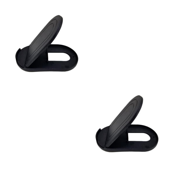 Methold Soporte de montaje para teléfono de escritorio plegable Universal para S20 Plus Ultra Note 10 12 soporte de escritorio Negro 2piezas