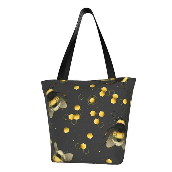 Easygdp Bumblebee Shoulder Bags for Women,Crossbody Bags Shoulder Purse Handbag for Women