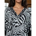 thumbnail image 5 of Edolynsa Swimwear Cover up for Women Loose Kaftan Gown Long Caftan Robe Printed Moomoo Dresses Casual Nightgown, 5 of 10
