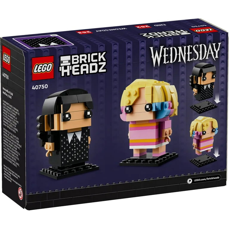 LEGO Brickheadz 40750 Wednesday & Enid 239pcs - Walmart.com LEGO Brickheadz 40750 Wednesday & Enid 239pcs - Walmart.com