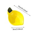 thumbnail image 3 of CookMate Ceramic Fruit Shaped Bowl,3D Hand-Painted Stoneware Snack Dish,Glossy Finish Decorative Plate for Serving Fruit,Dips and Desserts, 3 of 6