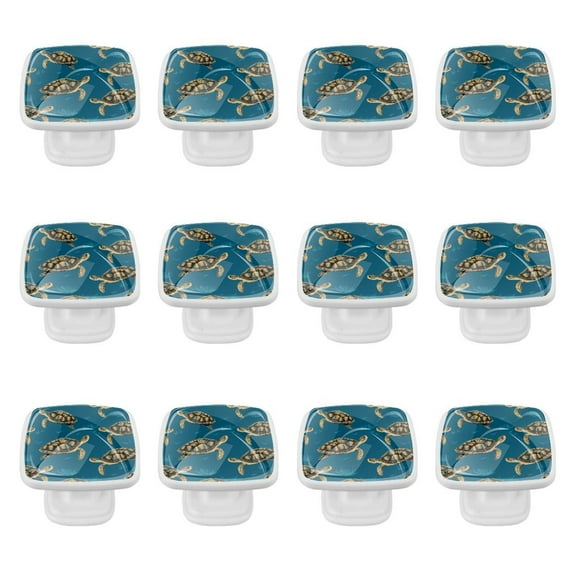 Sea Turtle Kitchen Cabinet Knobs 12 Pack Drawer Knobs Cabinet Hardware