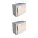 thumbnail image 1 of Methold Air Conditioner Cover for Outside Unit Overcover Anti Snow 2piezas Plata 1p, 1 of 1
