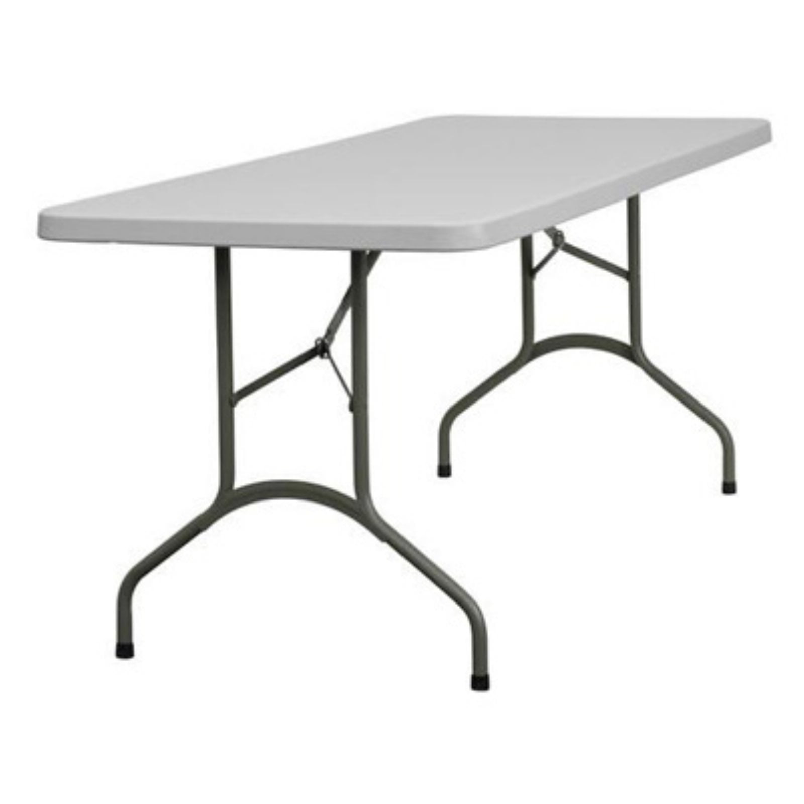 Flash Furniture 30 X 72 Plastic Folding Table White