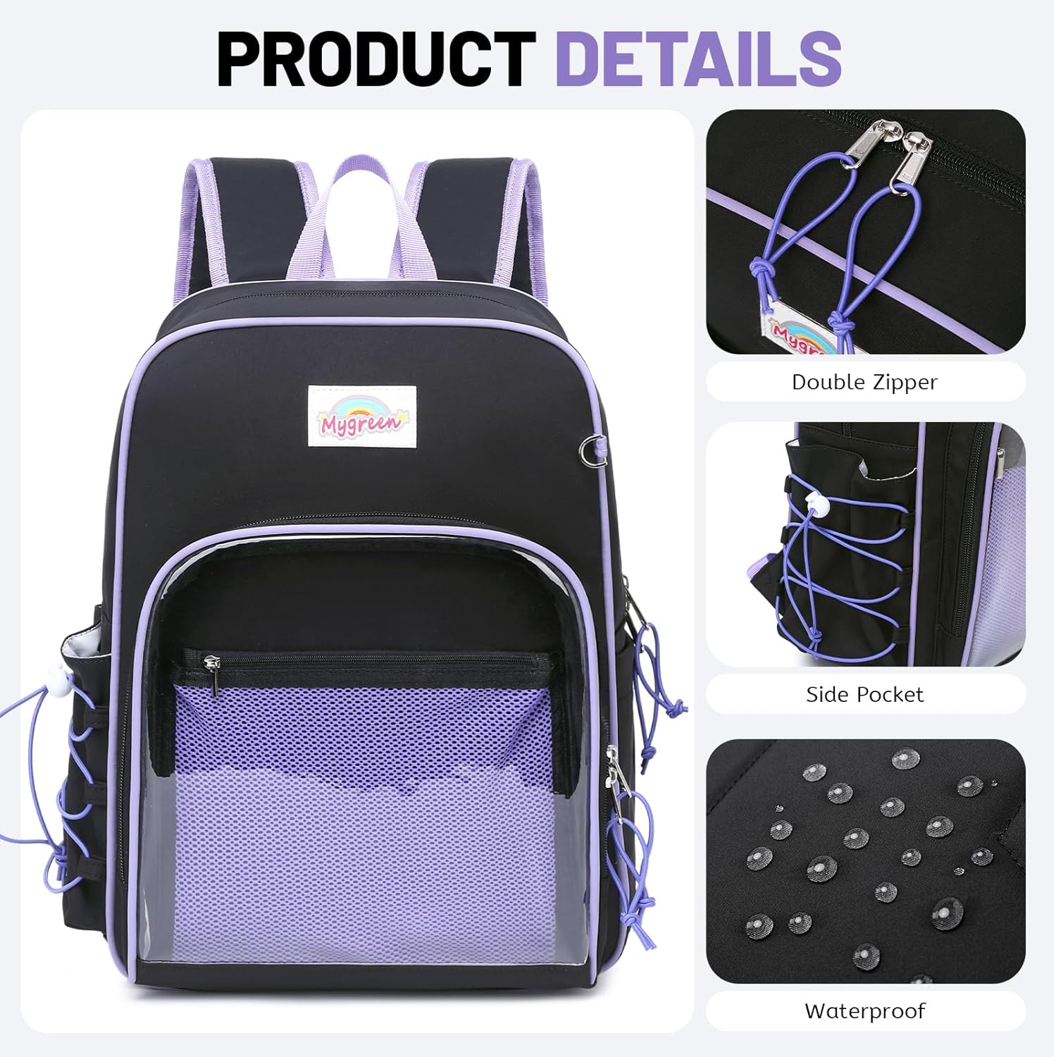 mygreen Backpack for womans - 15 Inch Ita Backpack for, A backpack suitable for travel