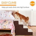 thumbnail image 4 of K&H Pet Products Pet Stair Steps Chocolate/Fleece 4 Stair, 4 of 8