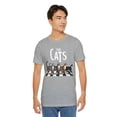 thumbnail image 5 of Funny Cats Beatles Crossing Parody T-shirt Abbey Road Parody Cat Shirt, 5 of 7