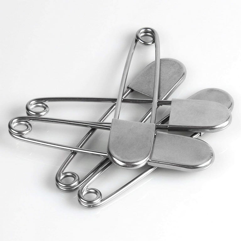 Safety Pins 28-40-50 Mm / Silver Safety Pins, Pear Shaped Pins