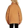 thumbnail image 4 of Oudiya Girls Fleece Jacket Spring Sherpa Outwear Full Zip Coat with Pockets for kids 5-14 Years, 4 of 7