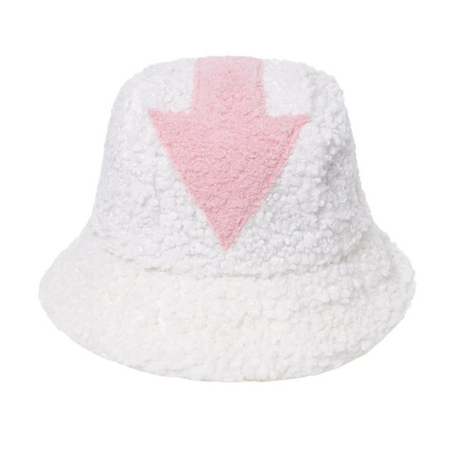 Sombrero ajustable de lana corderitos Yinane 21.3-23.2 pulgadas rosa invierno pesca Camping