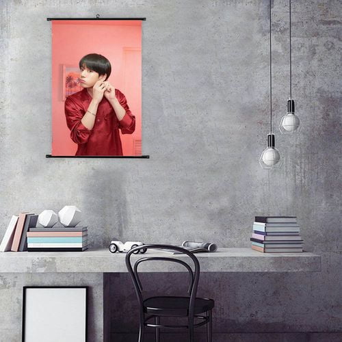 CCUT Kpop BTS Bangtan Boys Wall Scroll Hanging Paintings for A.R.M.Y Style 2