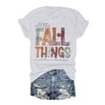 thumbnail image 1 of TINZ T-Shirt Décontracté à Col Rond / Manches Courtes pour Confort & Style T-Shirts pour Femmes 100 Polyester Col Roulé, 1 of 2