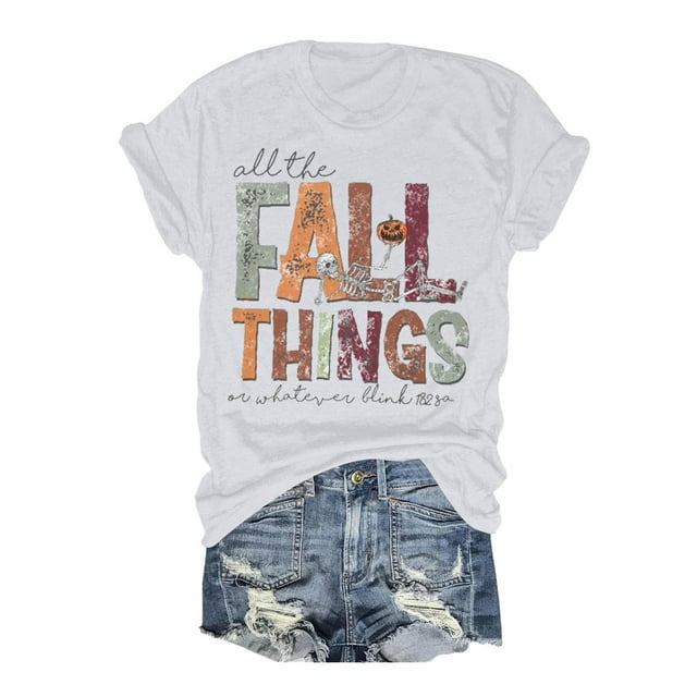 TINZ T-Shirt Décontracté à Col Rond / Manches Courtes pour Confort & Style T-Shirts pour Femmes 100 Polyester Col Roulé