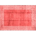 thumbnail image 1 of Ahgly Company Indoor Rectangle Abstract Red Contemporary Area Rugs, 2' x 4', 1 of 4