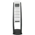 thumbnail image 7 of Deflecto Contemporary Floor Display 6 Compartment(s) - Compartment Size 1.45" - 49" Height x 13" Width x 16.5" Depth - Floor - Black - Metal - 1Each, 7 of 7