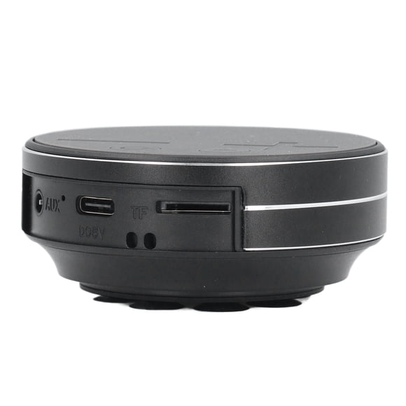 Altavoz Estéreo, Mini reproductor de Música Portátil A PrueBa de Agua Para Vieges en Casa Al Aire Libre, Reproductor Con Verdadera Conectividad Estéreo, Base de Ventosa Fuerte,