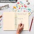 thumbnail image 4 of FORMRS 1-Subject Spiral Notebook 8" x 5" College Ruled 60 Refillable Sheet A5 Hard Cover, Cute Easter Eggs, 4 of 7