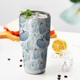 thumbnail image 3 of 30oz Fall Pumpkins Leaves Pattern Tumblers Stainless Steel Tumbler with Lid and Straw,Vacuum Insulated Double Wall Travel Tumbler Cups Mug with Cleaning Brush for Coffee,Tea, 3 of 7
