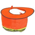 thumbnail image 4 of Hat Hard Hat Sun Shade Summer High Visibility Full Brim Mesh Neck Sunshade with Reflective Stripe, 4 of 8
