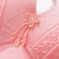 thumbnail image 6 of Bras for Women Wirefree Womens Lace Bras Front Button Bra Front Snaps Seniors Push Up Everyday Bra Comfortable and Breathable Skin Care Bra Comfortable Bras for Women, 6 of 7