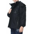 thumbnail image 4 of Girl's Boy's Ski Jacket Kid's Waterproof Snow Coat Raincoats Winter Outwear, Black, 4 of 7