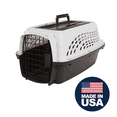 thumbnail image 4 of Petmate Two Door Top Load Plastic Travel Dog Kennel Pet Carriers for Dogs and Cats, Small 19" for Dogs Up To 10 lb, White, 4 of 10