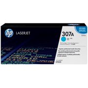 HP 307A Cyan Original LaserJet Toner Cartridge, ~7,300 pages, CE741A