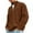 Coffee #1, variant on Mens Quarter Zip Pullover Plus Size Corduroy Sweatshirt Retro Stand Collar Long Sleeve Quarter Zip Pullover Sweaters Outdoor Pullover Tops,Dark Gray XL