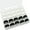 90wt white+black, variant on New brothread 25pcs White 90WT Prewound Bobbin Thread Size A SA156