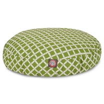 Majestic Pet | Bamboo Round Pet Bed For Dogs, Removable Cover, Sage, Medium