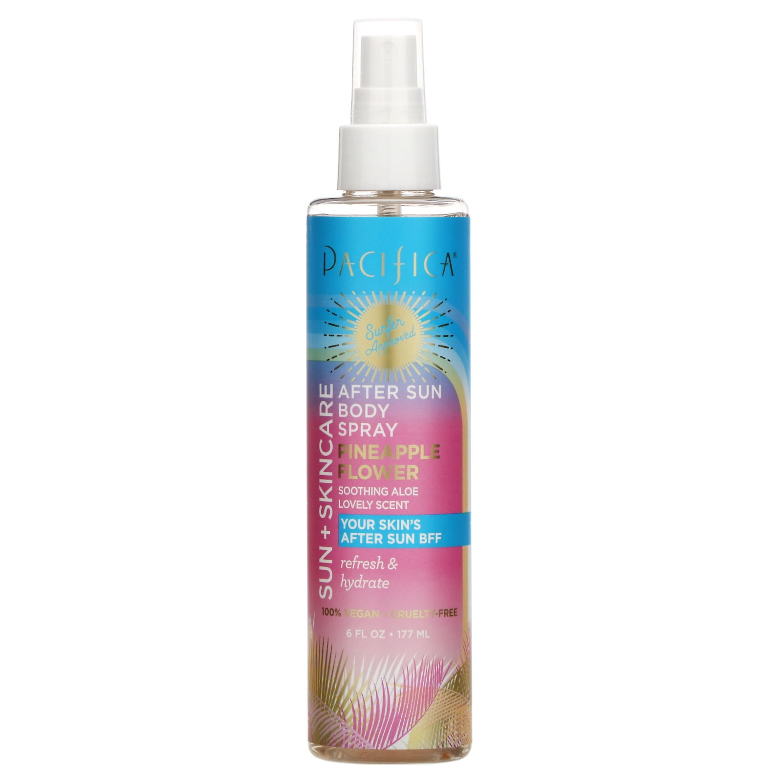 Pacifica Sun + Skincare, After Sun Body Spray, Pineapple Flower, 6 fl