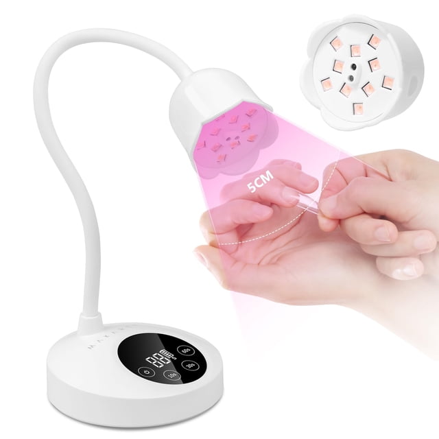 Lámpara UV para uñas Makartt Luminoza, 10 W, recargable, LED, 4 temporizadores